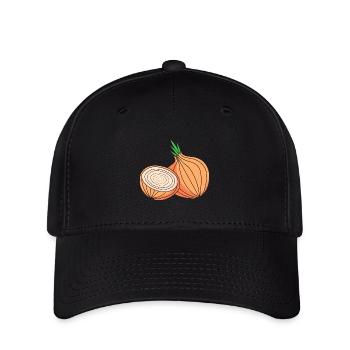 oignon - Casquette Flexfit - noir - Devant