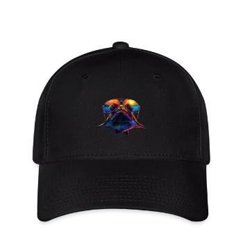 Stachelrochen - Flexfit Cap - Schwarz - Vorne