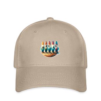 Surfeurs - Casquette Flexfit - kaki - Devant