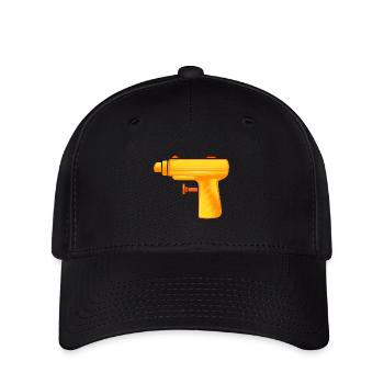Pistolet à eau - Casquette Flexfit - noir - Devant