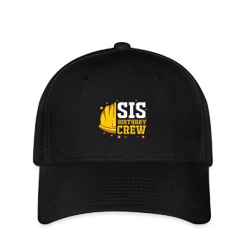 Children's birthday party construction site - Flexfit Cap - black - Front