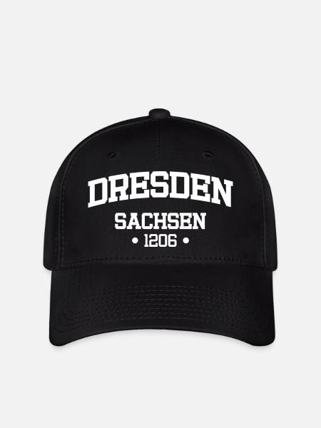 Dresden - Flexfit Cap - Schwarz