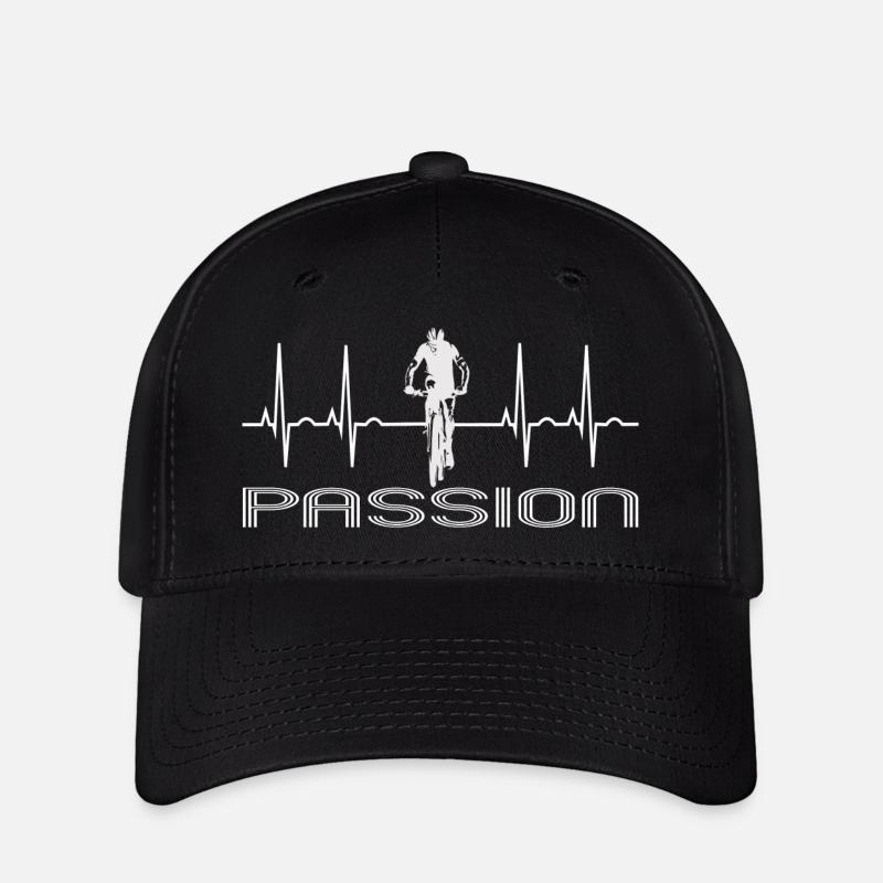 Bike - Flexfit Cap - Schwarz