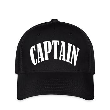 captain sailor käptn anker see meer küste kapitän - Flexfit Cap - Schwarz - Vorne