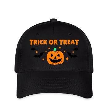 trick or treat - Flexfit Cap - black - Front