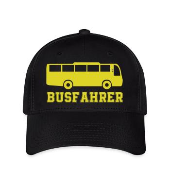Chauffeur de bus - Casquette Flexfit - noir - Devant