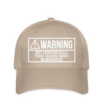 Weimaraner - Flexfit Cap - Khaki - Vorne