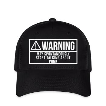 Punk - Flexfit Cap - Schwarz - Vorne