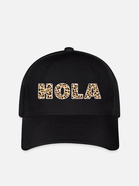 Hallo Tierdruck - Flexfit Cap - Schwarz