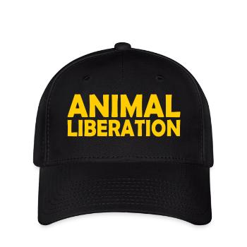 Animal liberation - Flexfit Cap - Schwarz - Vorne