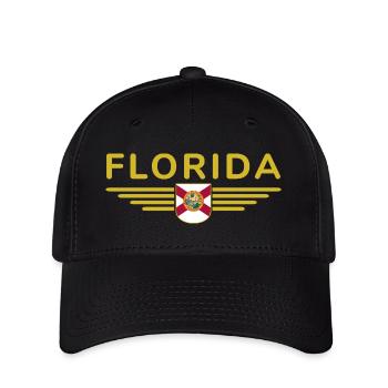 Florida Fan T-Shirt – Sun & Beach - Flexfit Cap - black - Front