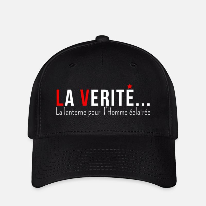 "THE TRUTH... the lantern for the enlightened man" - Flexfit Cap - black