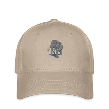 Selfdefense - Casquette Flexfit - kaki - Devant
