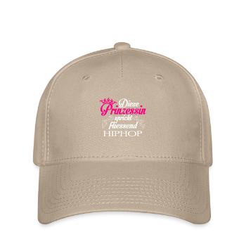 Hiphop - Prinzessin - Flexfit Cap - Khaki - Vorne