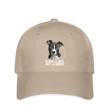 AMERICAN STAFFORDSHIRE TERRIER blame the deed - Flexfit Cap - khaki - Front