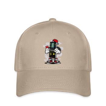 ZOCKER BOY - cartoon comic character figure motive - Flexfit Cap - khaki - Front
