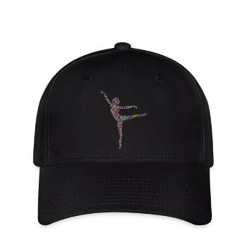 ballerina ballet dance dancer dance dancer yoga48 - Flexfit Cap - black - Front