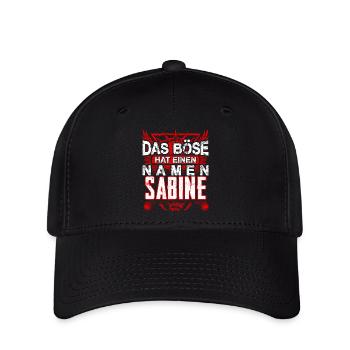 SABINE - böse - Flexfit Cap - Schwarz - Vorne