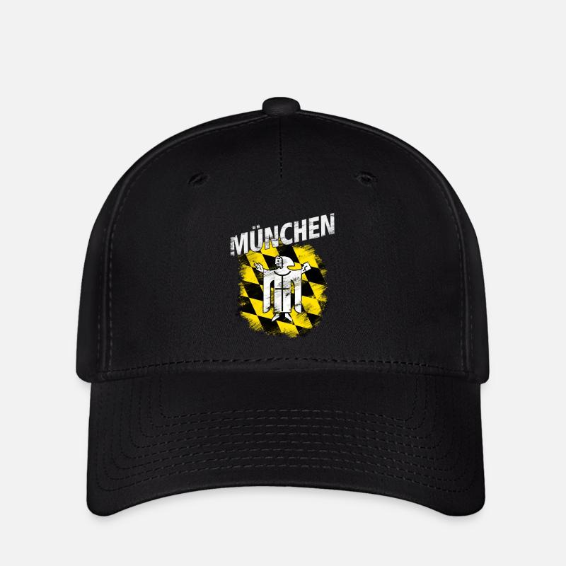 München - Flexfit Cap - Schwarz