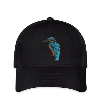 Eisvogel - Flexfit Cap - Schwarz - Vorne