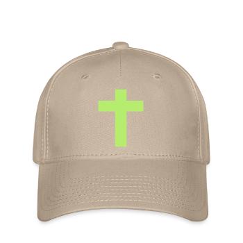 cross - Flexfit Cap - Khaki - Vorne