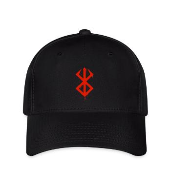 Berserk Brand of Sacrifice Logo Anime Manga - Flexfit Cap - black - Front