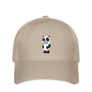 Panda Bear Panda Baby - Flexfit Cap - khaki - Front