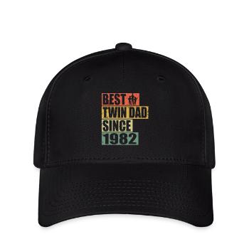 Twins Father Twin Father since 1982 - Flexfit Cap - black - Front