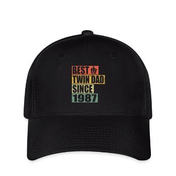 Twins Father Twin Father since 1987 - Flexfit Cap - black - Front