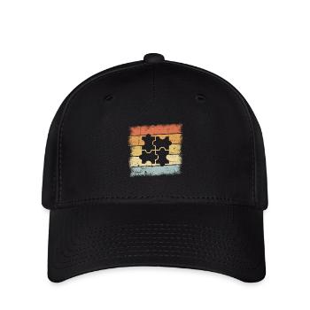 Puzzle - Casquette Flexfit - noir - Devant