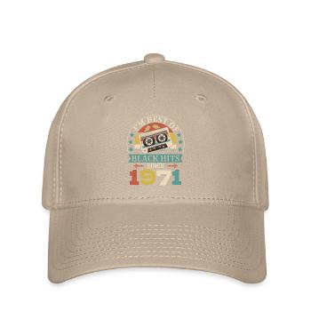 I'm Best Of Black Hits Seit 1971 Kassette - Flexfit Cap - Khaki - Vorne
