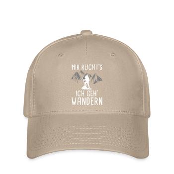 Mir reichts ich geh Wandern - Flexfit Cap - Khaki - Vorne