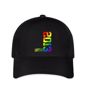 LGBTQ 2013 RAINBOW QUEER 12TH BIRTHDAY PRIDE - Flexfit Cap - black - Front