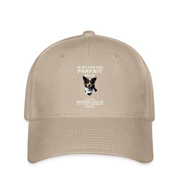 Pas parfait mais propriétaire d un border collie - Casquette Flexfit - kaki - Devant