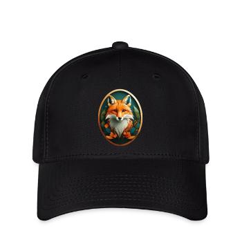 Rotfuchs - Flexfit Cap - Schwarz - Vorne