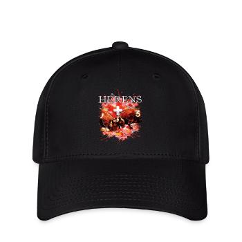 Fighting cow, Swiss herens cow - Flexfit Cap - black - Front