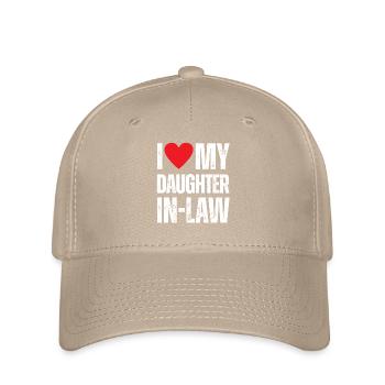 I Love My Daughter in Law - Flexfit Cap - khaki - Front
