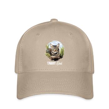 Tabby Kitten Tabby Cat - Flexfit Cap - khaki - Front