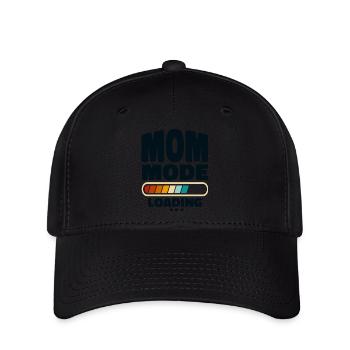 Funny Mom Mode Loading Zitat Beste Mutter aller Zeiten - Flexfit Cap - Schwarz - Vorne