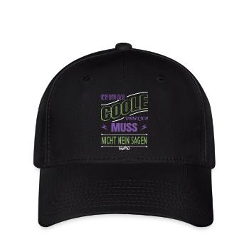 cool sayings cool uncle trait - Flexfit Cap - black - Front