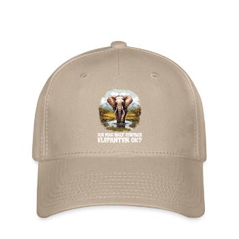 Elefanten Elefant - Flexfit Cap - Khaki - Vorne