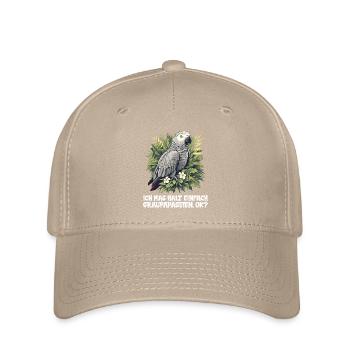 Perroquets gris d’Afrique - Casquette Flexfit - kaki - Devant