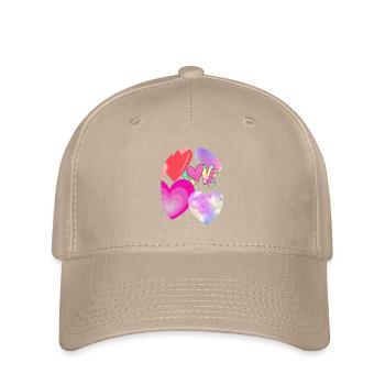 Love Overflow - Flexfit Cap - Khaki - Vorne