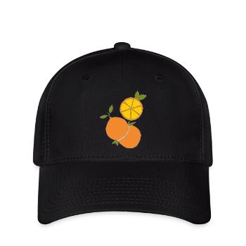 Oranges - Casquette Flexfit - noir - Devant