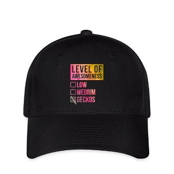 Gecko - Flexfit Cap - Schwarz - Vorne