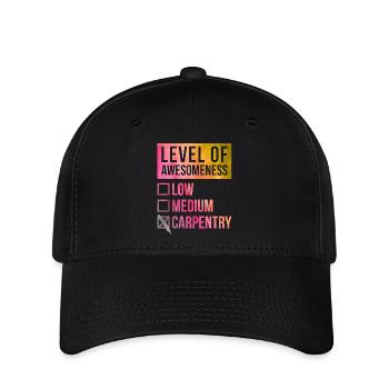 charpentier - Casquette Flexfit - noir - Devant