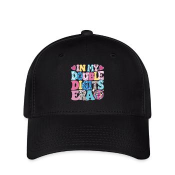 Geschenk 10 Jahre Geburtstagskind - Flexfit Cap - Schwarz - Vorne