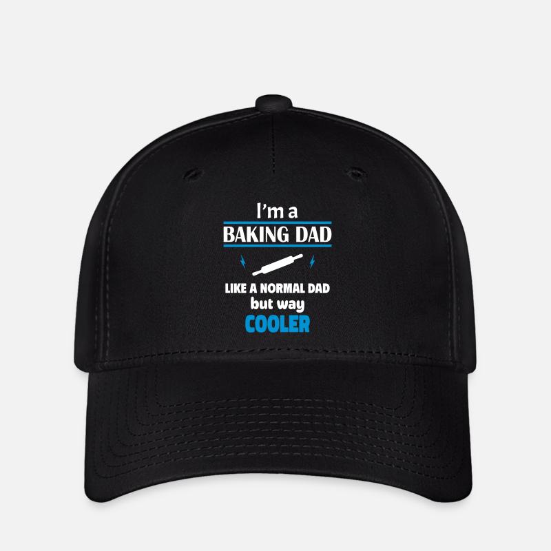 I'm a baking dad - Flexfit Cap - black