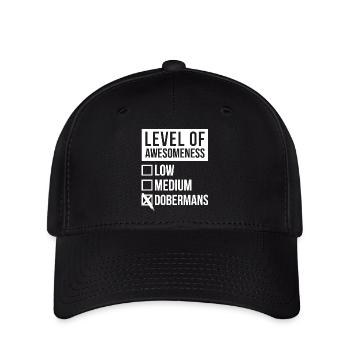 Doberman Doberman Doberman - Flexfit Cap - black - Front