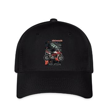 Superbike // Illustration - Flexfit Cap - black - Front